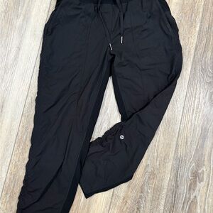 lululemon athletica women’s Black Drawstring Jogger Pants